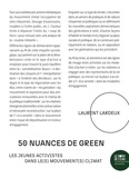 Laurent Lardeux - 50 nuances de green - Les jeunes activistes dans le(s) mouvement(s) climat.