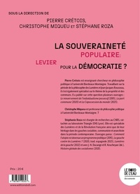 La souveraineté populaire : levier pour la démocratie ? 1e édition