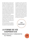 Ada Reichhart - La forme de vie coopérative - Emancipation et démocratie au travail.