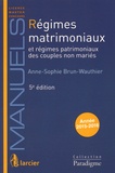 Anne-Sophie Brun-Wauthier - Régimes matrimoniaux et régimes patrimoniaux des couples non mariés 2015-2016.