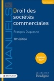 François Duquesne - Droit des sociétés commerciales.