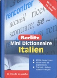  Berlitz - Mini dictionnaire français-italien ; italien-français.