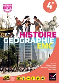 Martin Ivernel et Benjamin Villemagne - Histoire-Géographie-Enseignement Moral et Civique 4e - Manuel de l'élève.