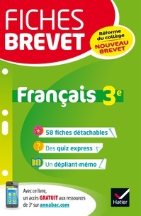 Sylvie Dauvin et Jacques Dauvin - Fiches brevet Français 3e - fiches de révision pour le nouveau brevet.