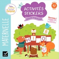  Hatier - Activités stickers lettres majuscules - Maternelle Moyenne Section 4-5 ans.
