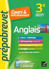 Jeanne-France Bignaux et Wilfrid Rotgé - Anglais 3e (A2-B1) - Prépabrevet Cours & entraînement - fiches de cours, entraînement écrit et oral.
