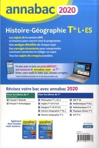 Histoire-Géographie Tle L, ES  Edition 2020