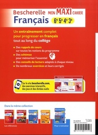 Mon maxi cahier de français 6e, 5e, 4e, 3e