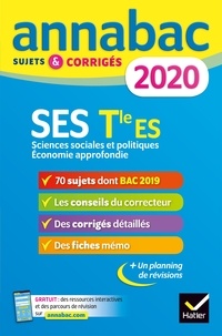 Sylvie Godineau et Denis Martin - Annales Annabac 2020 SES Tle ES Spécifique & spécialités - sujets et corrigés du bac   Terminale ES.