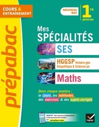 Denis Martin et Séverine Bachelerie-Marteau - Mes spécialités SES, HGGSP, Maths 1re.
