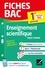 Fiches bac Enseignement scientifique 1re générale - nouveau programme de Première.