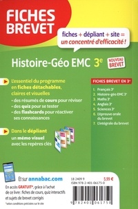 Histoire-Géographie EMC 3e  Edition 2020