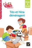 Isabelle Chavigny et Marie-Hélène Van Tilbeurgh - Je lis pas à pas avec Téo et Nina Tome 41 : Téo et Nina déménagent - Niveau 4 CP-CE1.