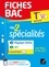  Collectif - Fiches bac Mes 2 spécialités Tle générale : Physique-chimie, SVT & Grand Oral - Bac 2024 - nouveau programme de Terminale.