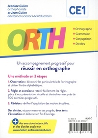 Orth CE1. Un accompagnement progressif pour réussir en orthographe