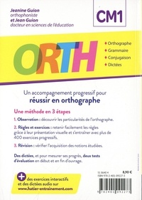 ORTH CM1. Un accompagnement progressif pour réussir en orthographe