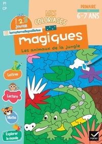 Alissia Waeles et Aurélia Bertrand - Mes coloriages magiques CP - Les animaux de la jungle.
