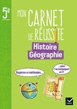 Marie-anne Schaumasse-vandroy - Mon carnet de réussite Histoire-Géographie 5e - Ed. 2024 - Carnet élève.