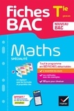 Michel Abadie et Jacques Delfaud - Fiches bac Maths Tle (spécialité) - Bac 2024 - tout le programme en fiches de révision détachables.