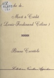 Bruno Curatolo - Approche de «Mort à crédit» (Louis-Ferdinand Céline).