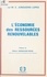 Rui M.E. Junqueira Lopes et Gilbert Abraham-Frois - L'économie des ressources renouvelables.