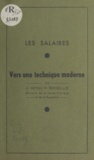 Pierre Ségelle - Les salaires - Vers une technique moderne.