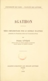 Pierre Lévêque - Agathon - Thèse complémentaire pour le doctorat ès-lettres.
