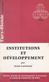 Elias Gannagé et  Institut d'Étude du Développem - Institutions et développement.