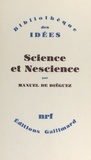 Manuel de Diéguez - Science et nescience.