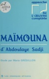 Marie Grésillon - «Maïmouna» d'Abdoulaye Sadji - Étude.