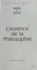 Ivan Gobry - L'Essence de la philosophie.