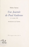 Didier Sarrou - Une Journee De Paul Gadenne.