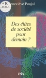 Mireille Lescure - Des élites de société pour demain.