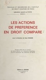 René Rodière - Les actions de préférence en droit comparé.