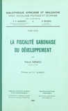 Henri Minko - La fiscalité gabonaise du développement.