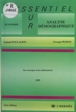 Gabriel Poulalion et Georges Pupion - Analyse démographique : 1993, les concepts et les indicateurs.