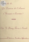 Rémy Ferro-Nuvoli - Approche de «La doctrine de l'amour» (Germain Nouveau).