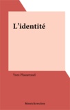 Yves Plasseraud - L'Identite.
