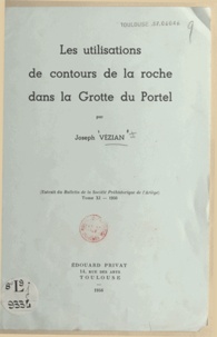 Joseph Vézian - Les utilisations de contours de la roche dans la grotte du Portel.