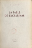 X.-B. Leprince et Pierre Joubert - La table de Tacfarinas.