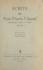  Société des océanistes et Pierre Chanel - Écrits du Père Pierre Chanel - Missionnaire mariste à Futuna, 1803-1841.