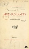 Césaire Daugé - Rion-des-Landes - Son histoire.