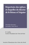 R. Couffon et  Société d'Émulation des Côtes- - Répertoire des églises et chapelles du diocèse de St-Brieuc et Tréguier (2) - Deuxième fascicule : Lanvallay, Saint-Hervé.