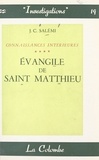 J.-C. Salémi - Connaissances intérieures (4) - Évangile de Saint-Matthieu.