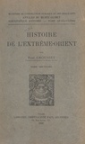  Ministère de l'Instruction pub et René Grousset - Histoire de l'Extrême-Orient (2).