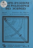 Bernard Vidal et J. Rosmorduc - Évolution des théories sur la structure de la matière.