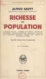 Alfred Sauvy - Richesse et population.