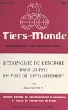  Institut d'Étude du Développem et François Perroux - L'économie de l'énergie dans les pays en voie de développement.