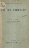 Georges-Henri Luquet - Logique formelle.