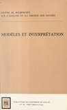 Lucien Bescond et  Centre de recherches sur l'ana - Modèles et interprétation.